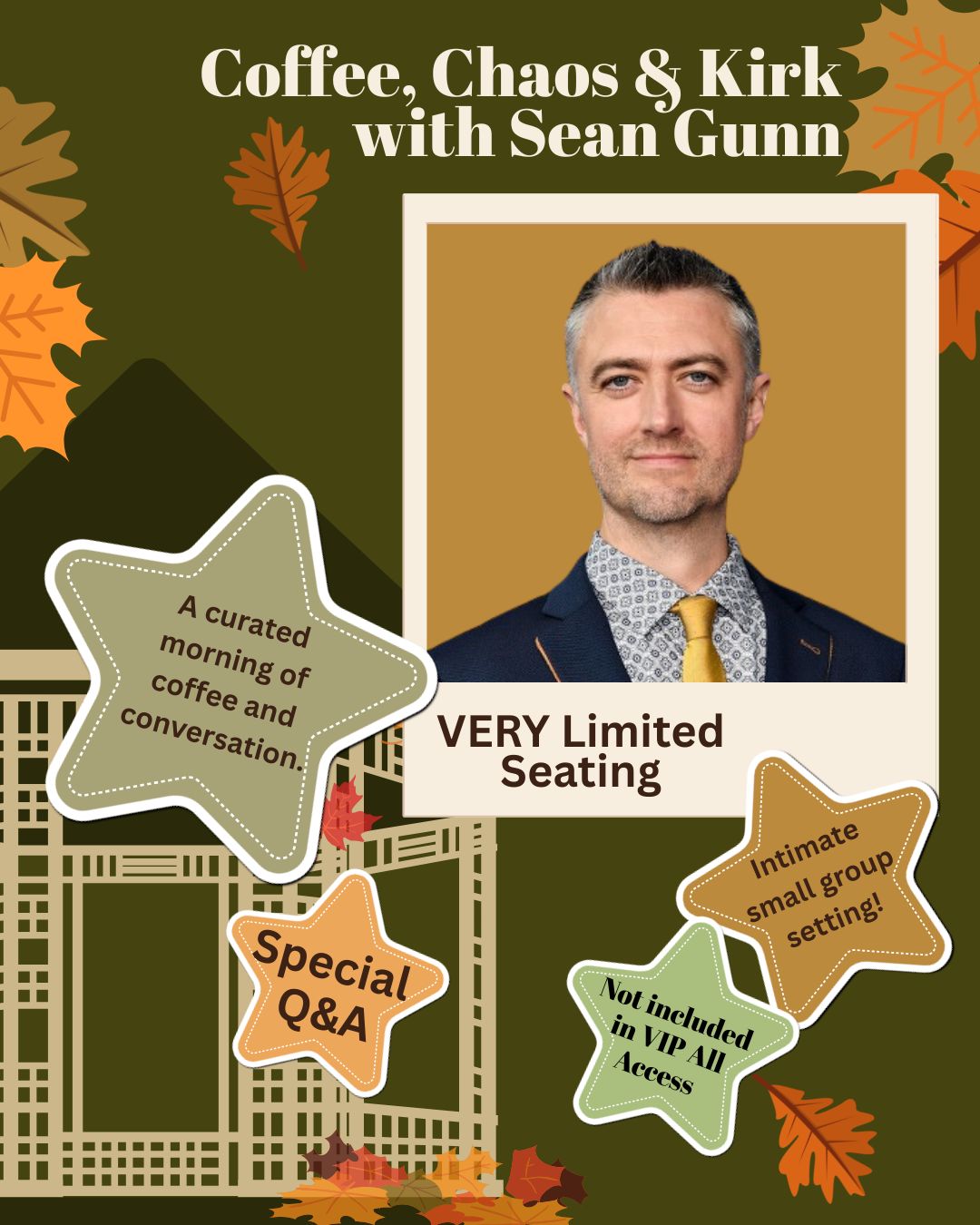 Coffee, Chaos & Kirk with Sean Gunn | Coffee Date with Kirk | SUNDAY