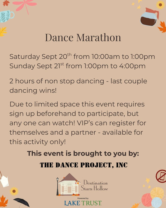 Dance Marathon Sign Up